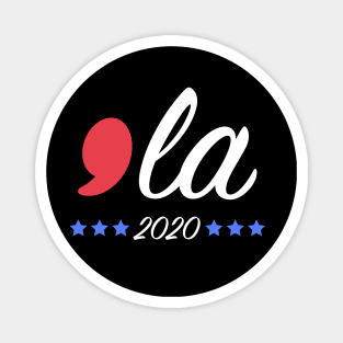 Funny Kamala Harris Comma La 2020 Magnet